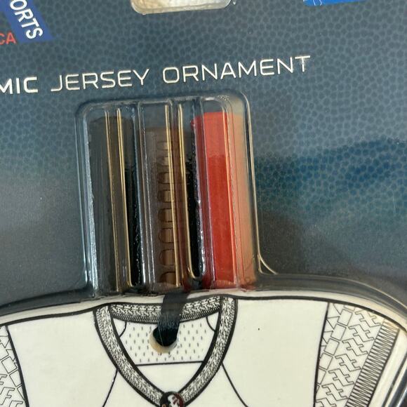 Florida State Seminoles Ceramic Jersey Color Me Ornament With Markers FSU TSA - Picture 4 of 9